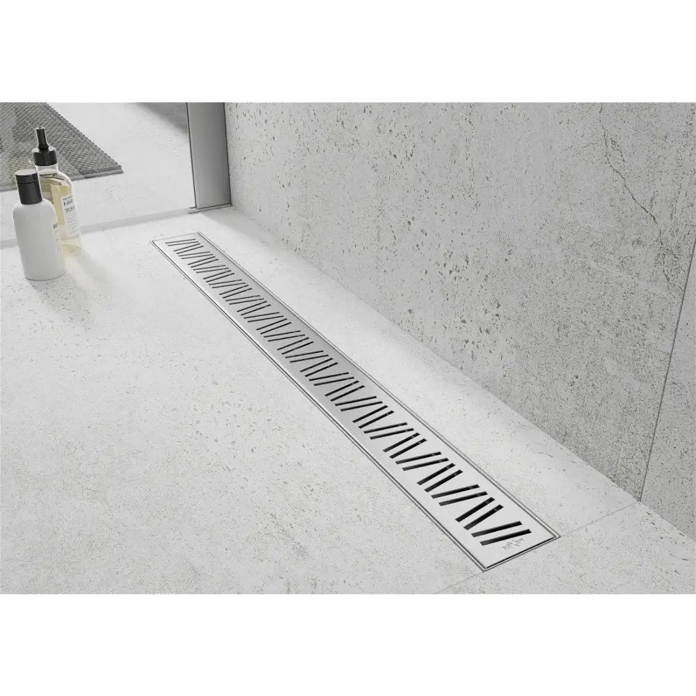 Mexen Flat 360° M22 Lineær Drenering Roterbar 100 Cm Krom - 1029100-