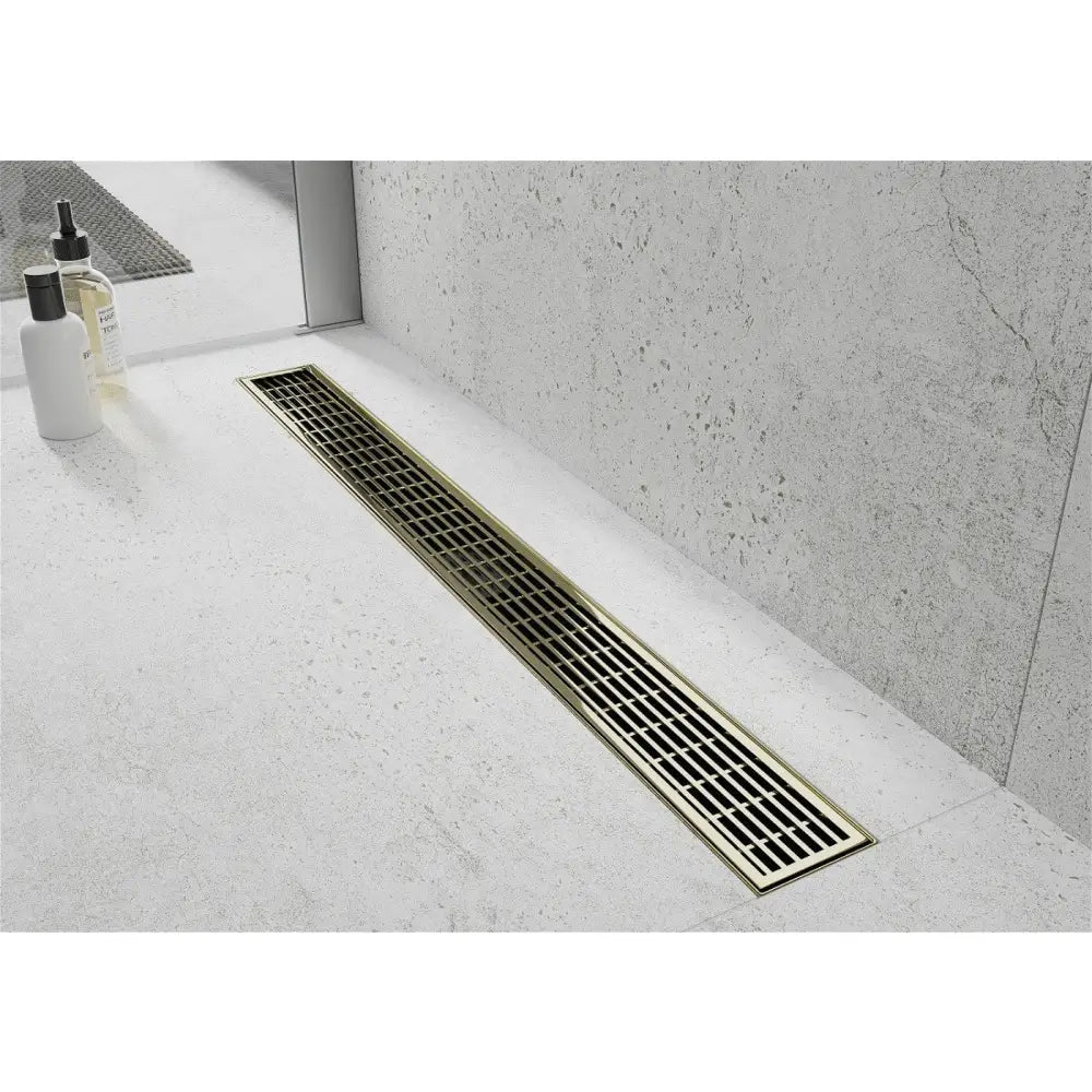 Mexen Flat 360° M33 Roterende Linjeavløp 50 Cm Gull - 1533050