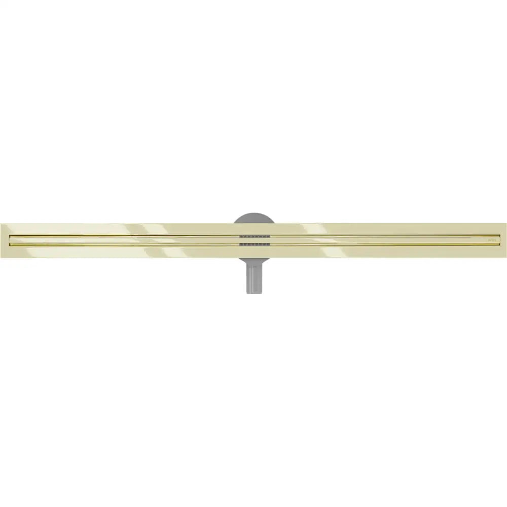 Mexen Flat 360° Slim Roterende Linjeavløp 160 Cm Gull