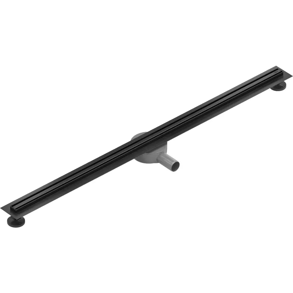 Mexen Flat 360° Slim Roterende Linjeavløp 160 Cm Svart
