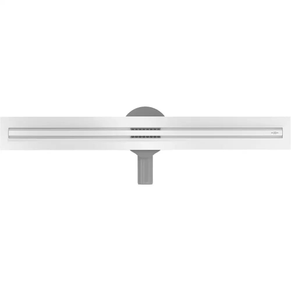 Mexen Flat 360° Slim Roterende Linjeavløp 70 Cm Hvit