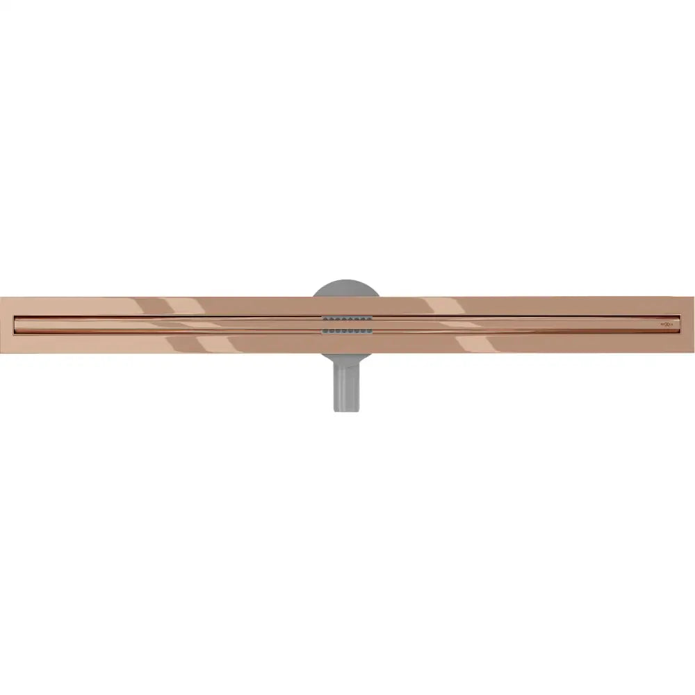 Mexen Flat 360° Slim Roterende Linjeavløp 80 Cm Roségull