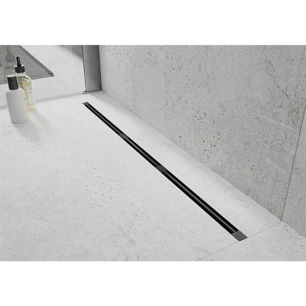 Mexen Flat 360° Super Slim Roterbar Linjeavløp 60 Cm Svart