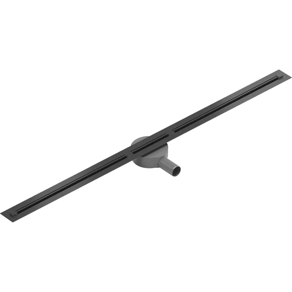 Mexen Flat 360° Super Slim Roterende Linjeavløp 140 Cm Svart