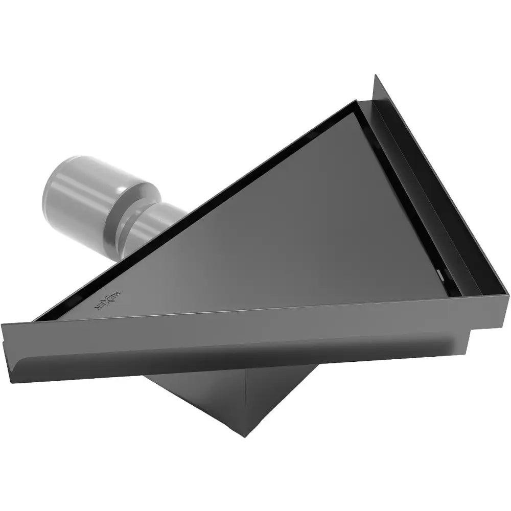 Mexen Flat Gulvinnløp Trekantet 20x20 Cm Svart