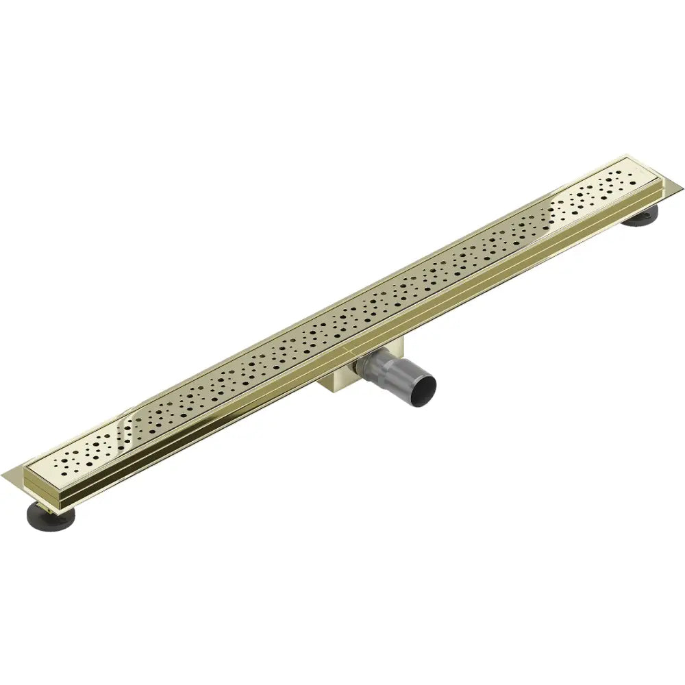 Mexen Flat M12 Lineær Avløp 90 Cm Gull - 1521090