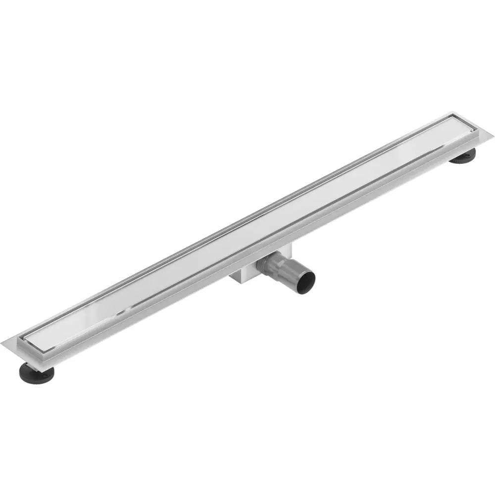 Mexen Flat Mgw Lineær Avløp 90 Cm Hvitt Glass - 1027090
