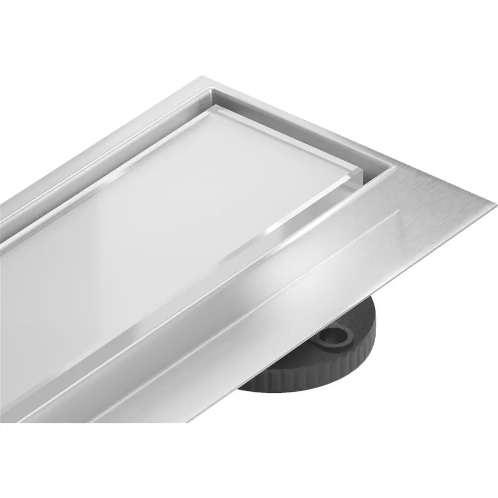Mexen Flat Mgw Linjeavløp 70 Cm Hvitt Glass - 1027070