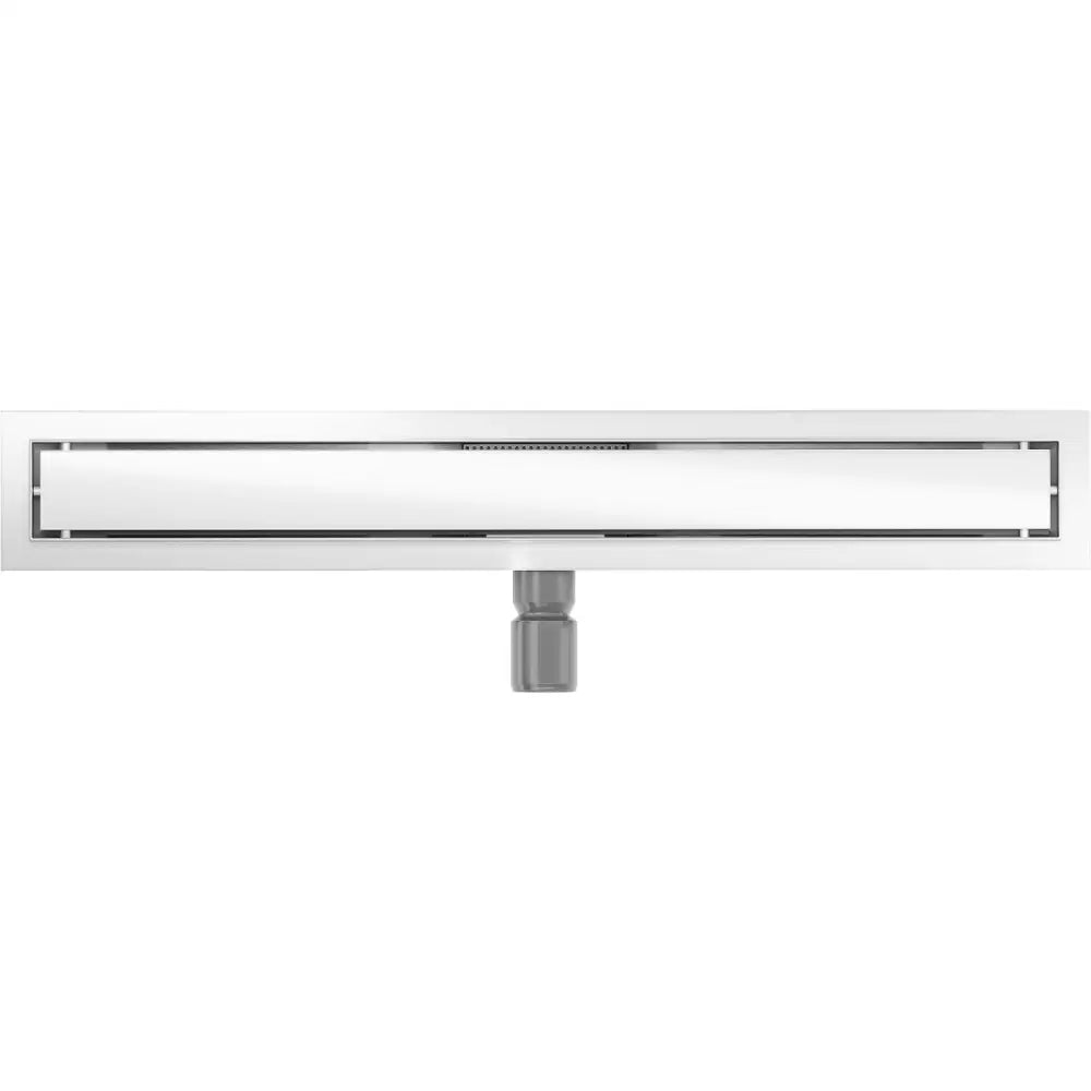 Mexen Flat Mgw Linjeavløp 70 Cm Hvitt Glass - 1027070