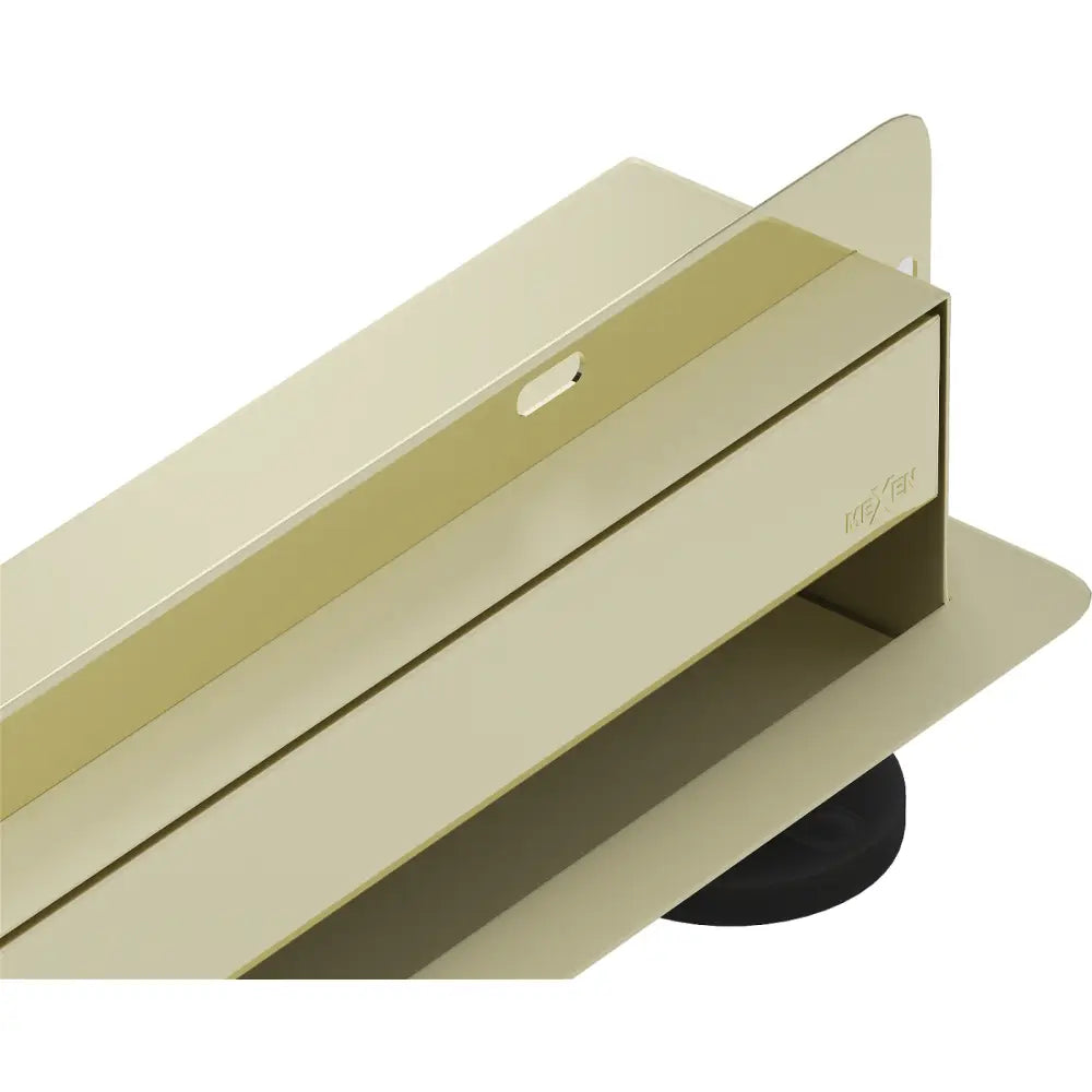 Mexen Flat Wall Linjeavløp for Vegg 2i1 120 Cm Gull