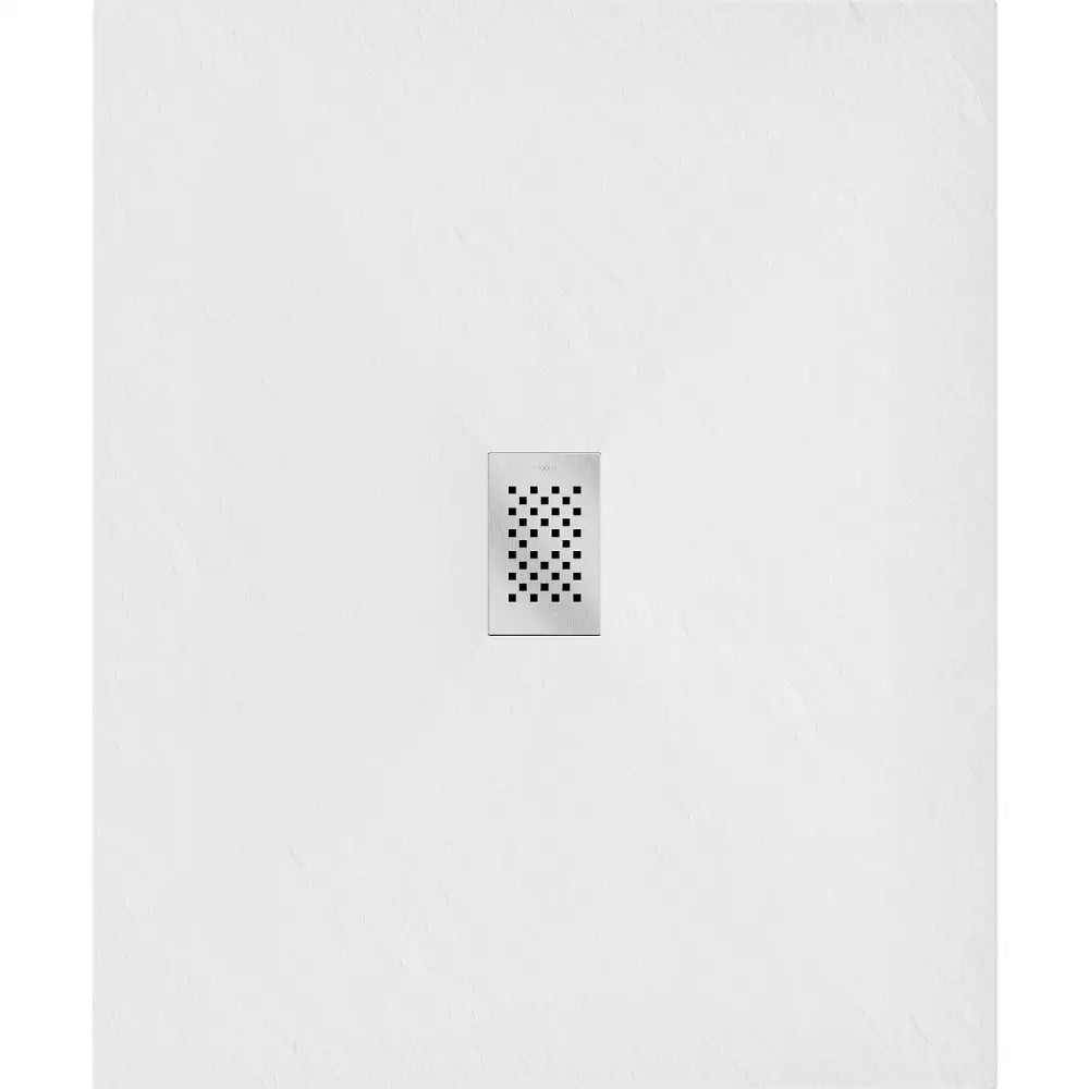 Mexen Hugo Rektangulær Smc Dusjbunn 120x100 Cm Hvit Med Inox Frontpanel - 42101012-x - 7