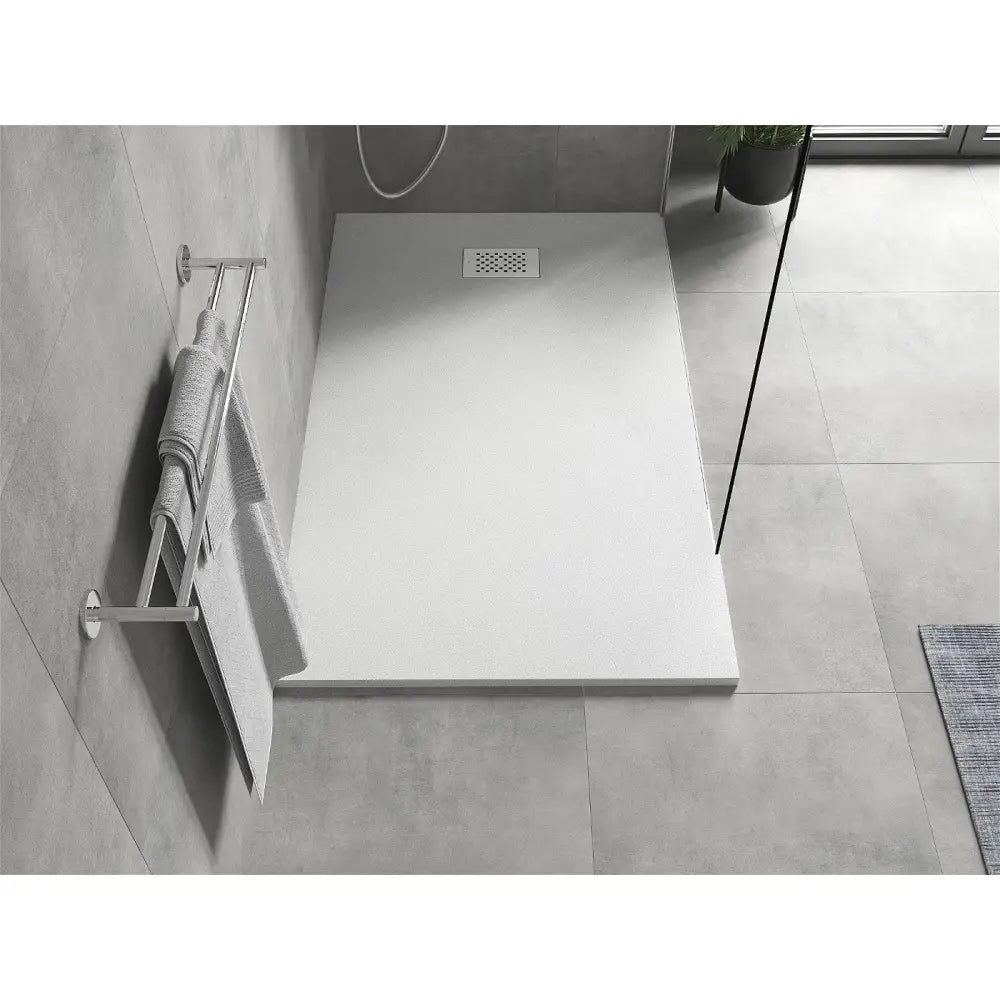 Mexen Hugo Rektangulært Dusjbrett Smc 140x90 Cm Hvit med Hvit Deksel - 42109014-w