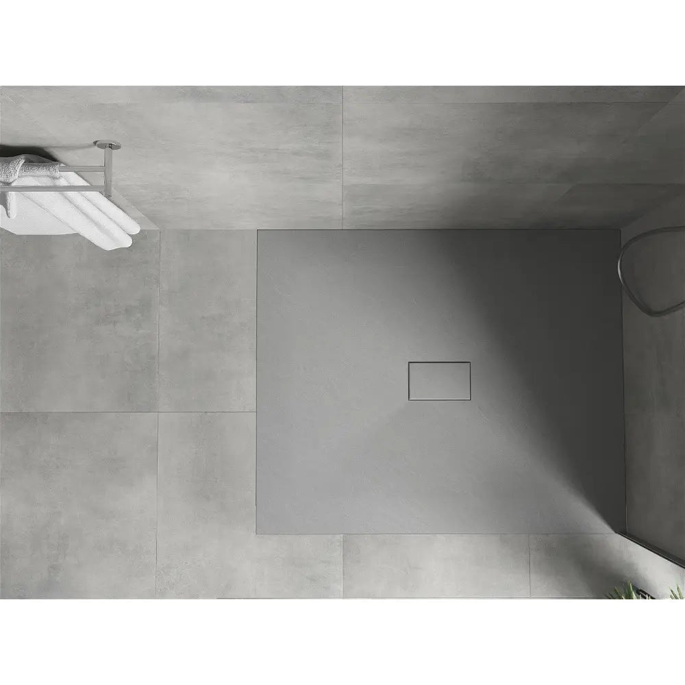 Mexen Hugo Rektangulært Smc Dusjbrett 130x100 Cm Grå
