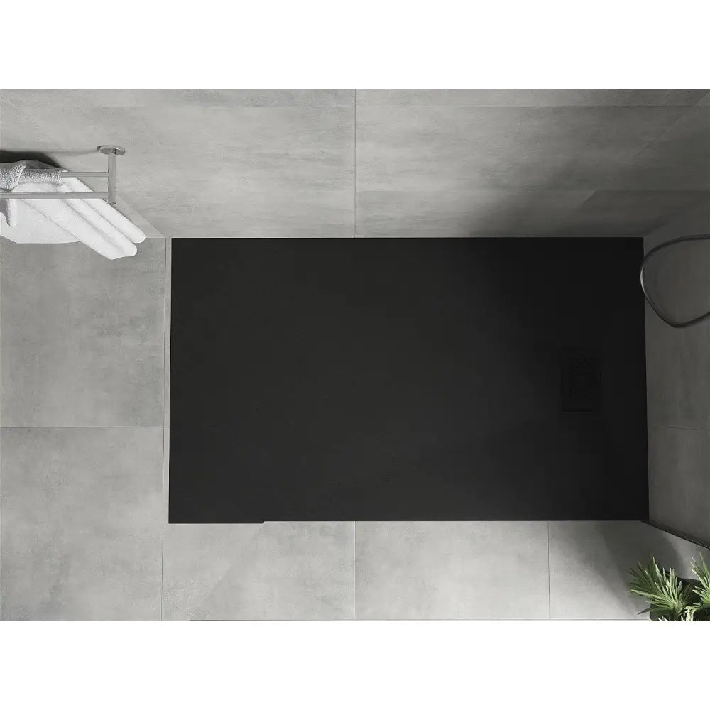 Mexen Hugo Rektangulært Smc-dusjkar 150x80 Cm Svart Med Svart Deksel - 42708015-b - 4