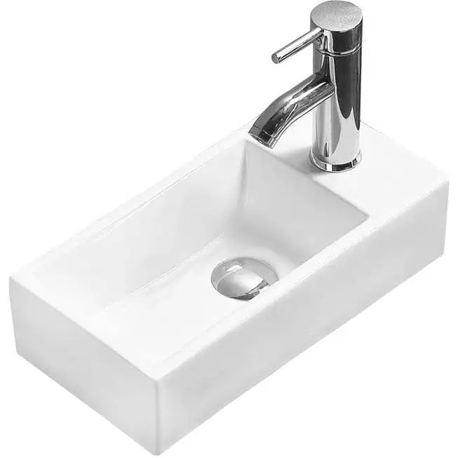 Mexen Inez Servant Til Påmontering Venstre 40x20 Cm Hvit - 21484000l - 1