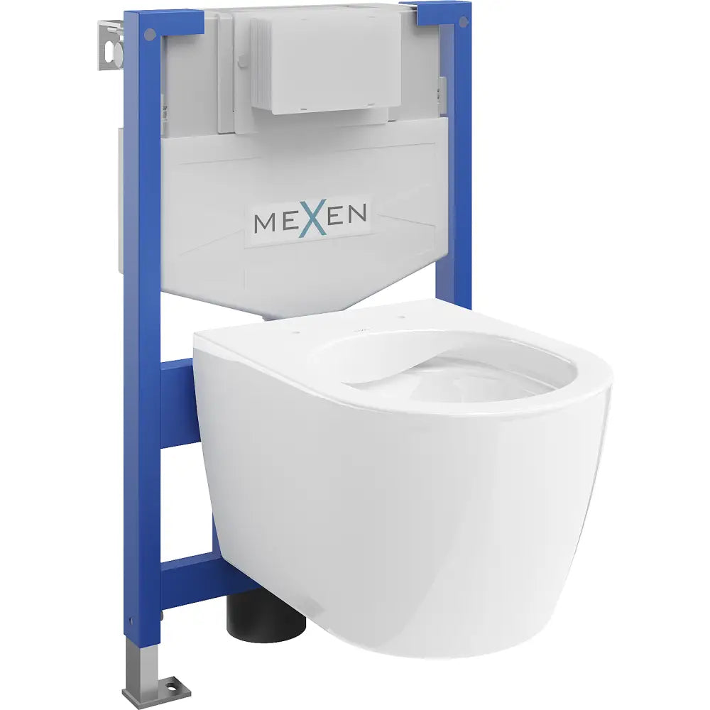 Mexen Innbyggingspakke For Toalett Fenix Xs-f Ramme Med Carmen Toalettskål Hvit - 6803388xx - 1