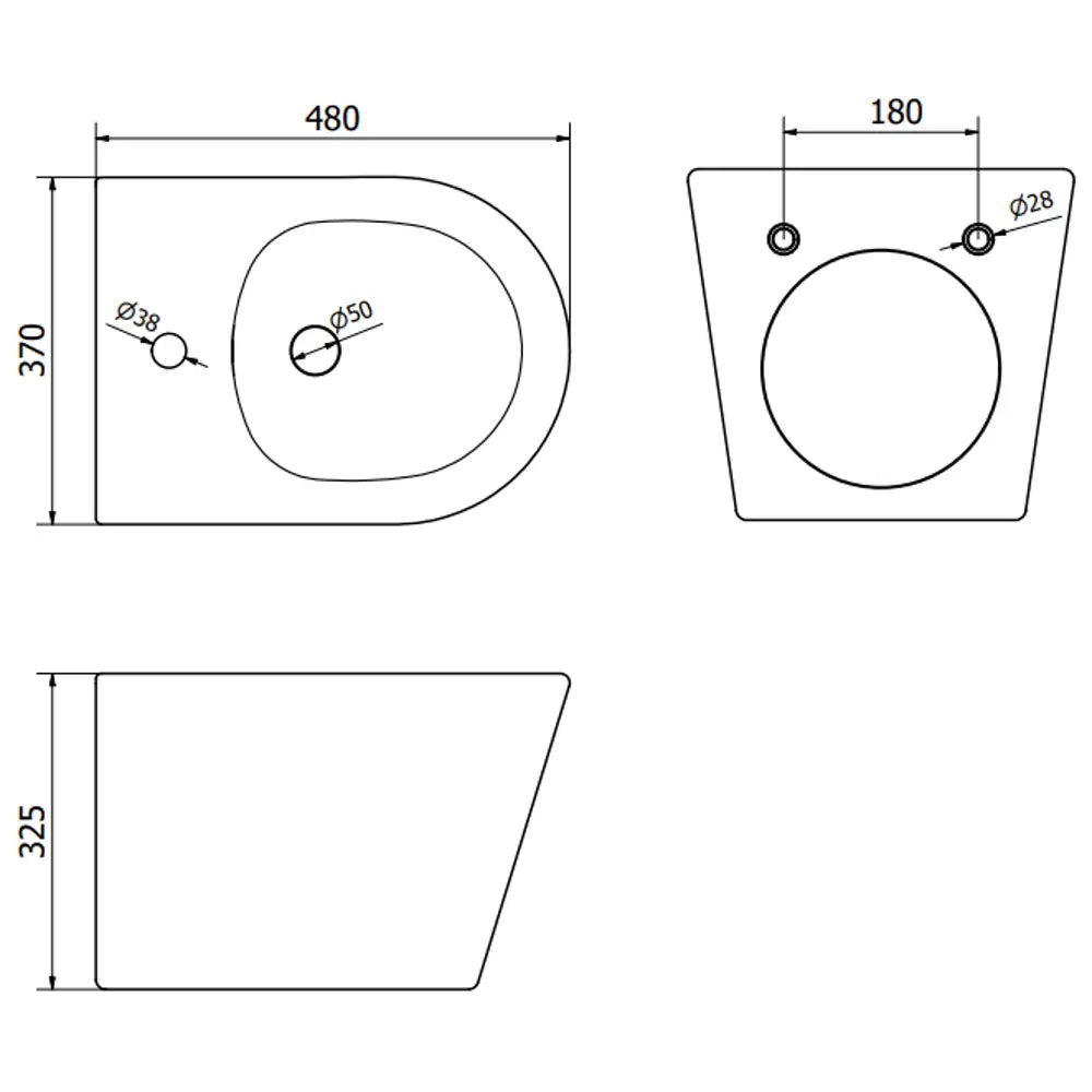 Mexen Innbyggingssett For Bidet Fenix b Med Bidet Rico Hvit - 4