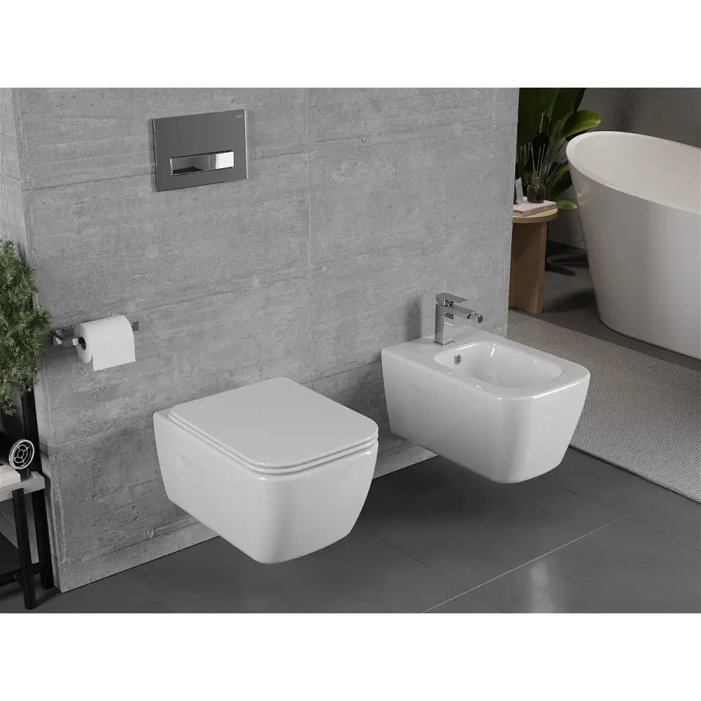 Mexen Innbyggingssett For Bidet Fenix b Ramme Med Margo Bidet Hvit - 2