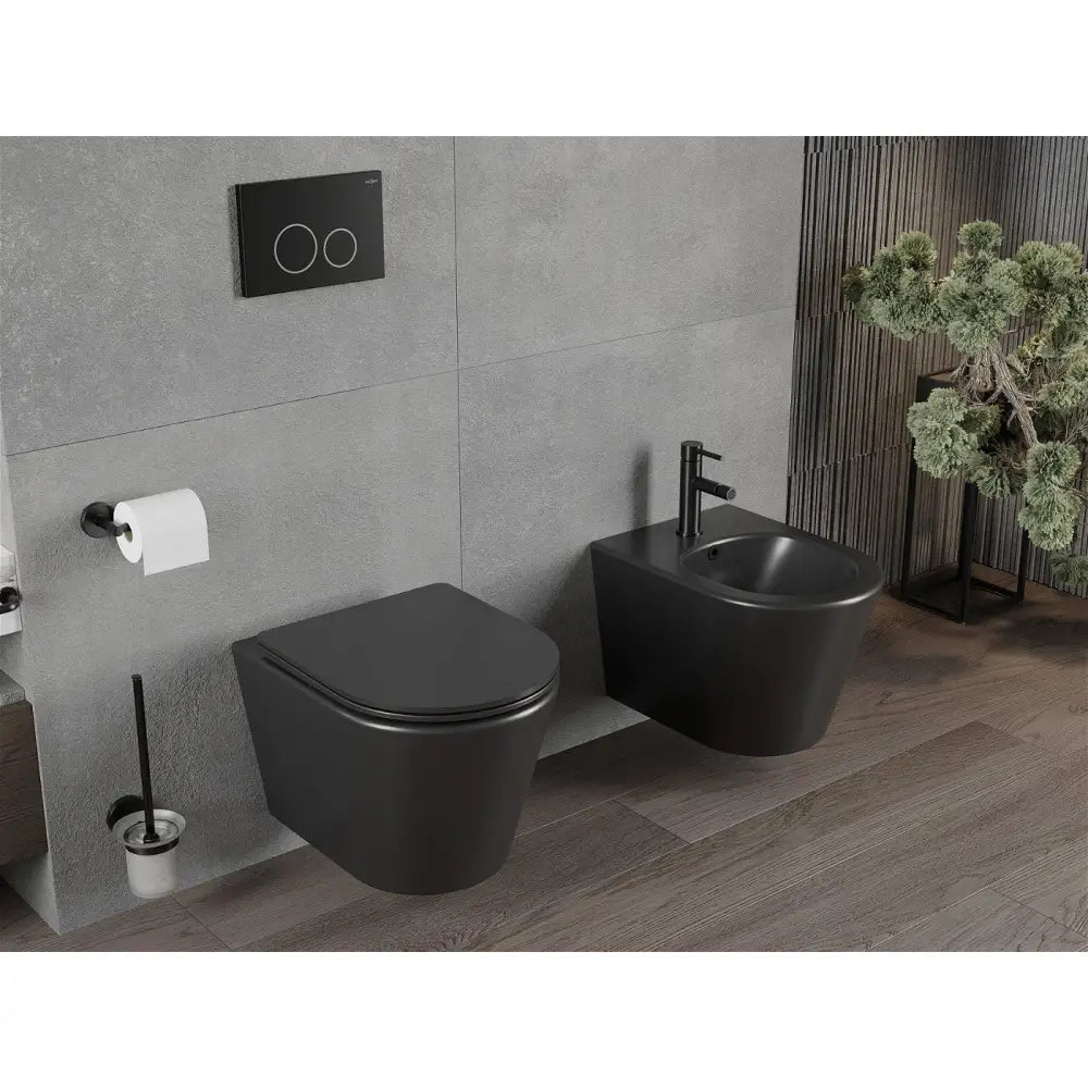 Mexen Innbyggingssett for Bidet Fenix B-stellet med Rico Bidet Matt Svart