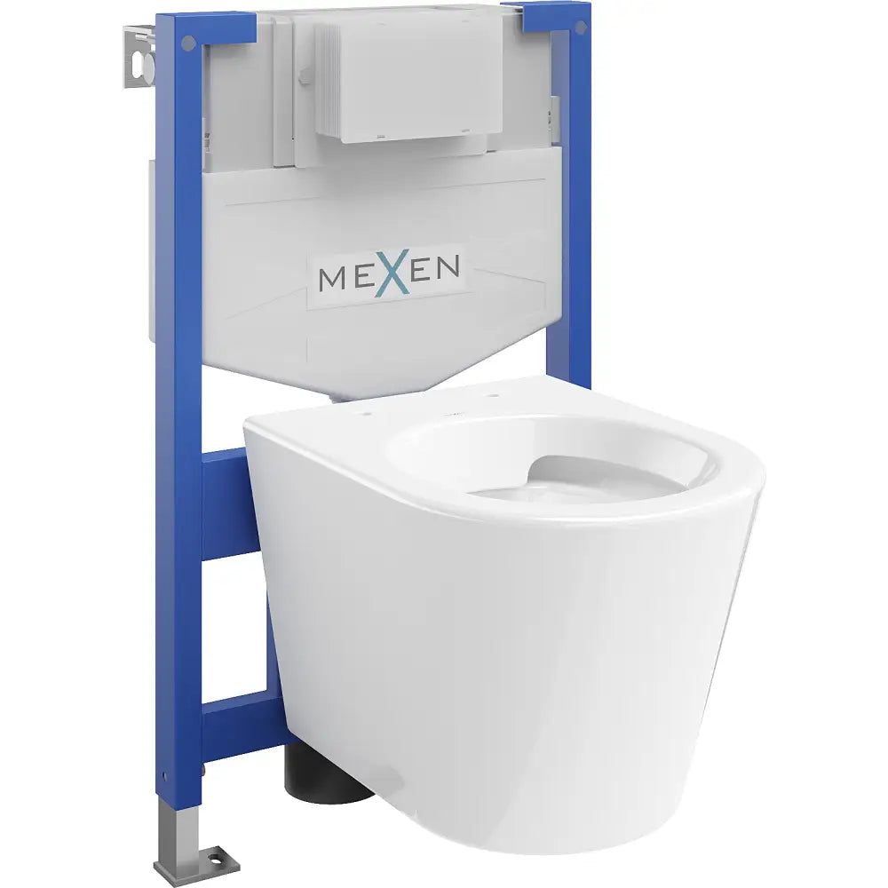 Mexen Innbyggingssett For Toalett Fenix Xs-f Med Toalettskål Rico Hvit - 6803372xx - 1