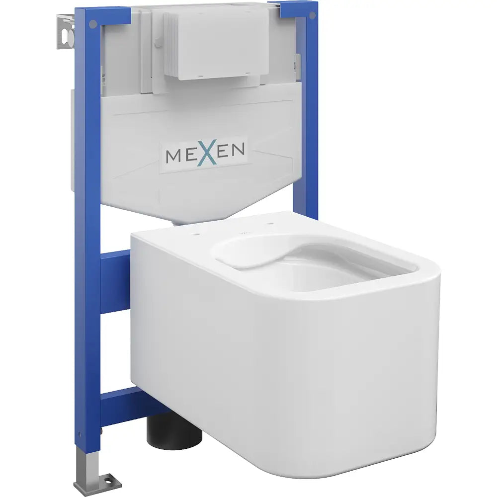 Mexen Innbyggingssett For Wc Fenix Xs-f Med Toalettskål Elis Hvit - 6803391xx - 1