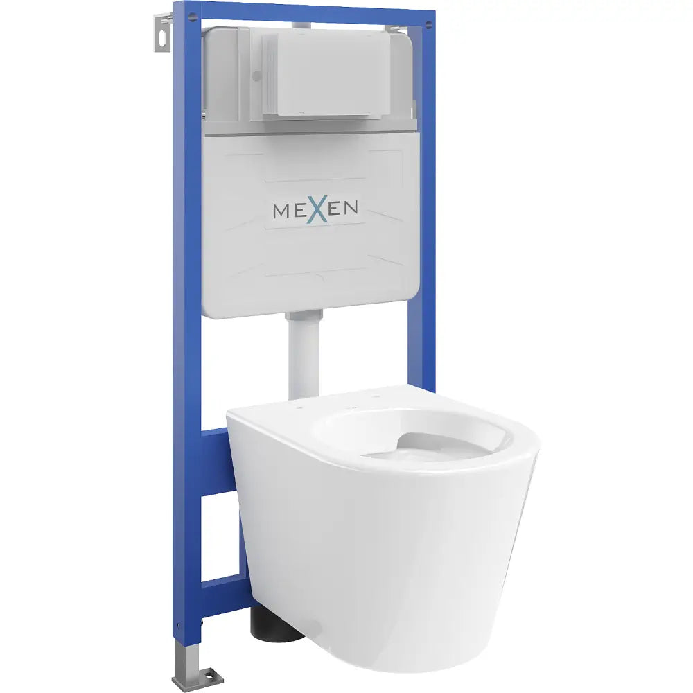 Mexen Innbyggingssett For Wc Ramme Fenix Slim Med Wc-skål Rico Hvit - 6103372xx - 1