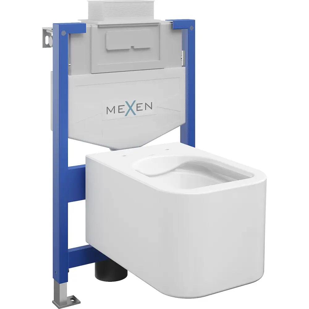 Mexen Innbyggingssett For Wc Stelasje Fenix Xs-u Med Wc-skål Elis Hvit - 6853391xx - 1