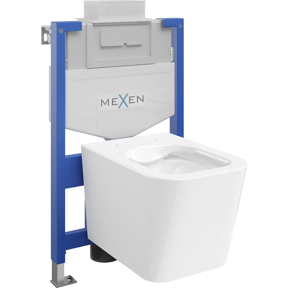Mexen Innbygningssett For Wc Fenix Xs-u Med Teo Toalettskål Hvit - 6853385xx - 1