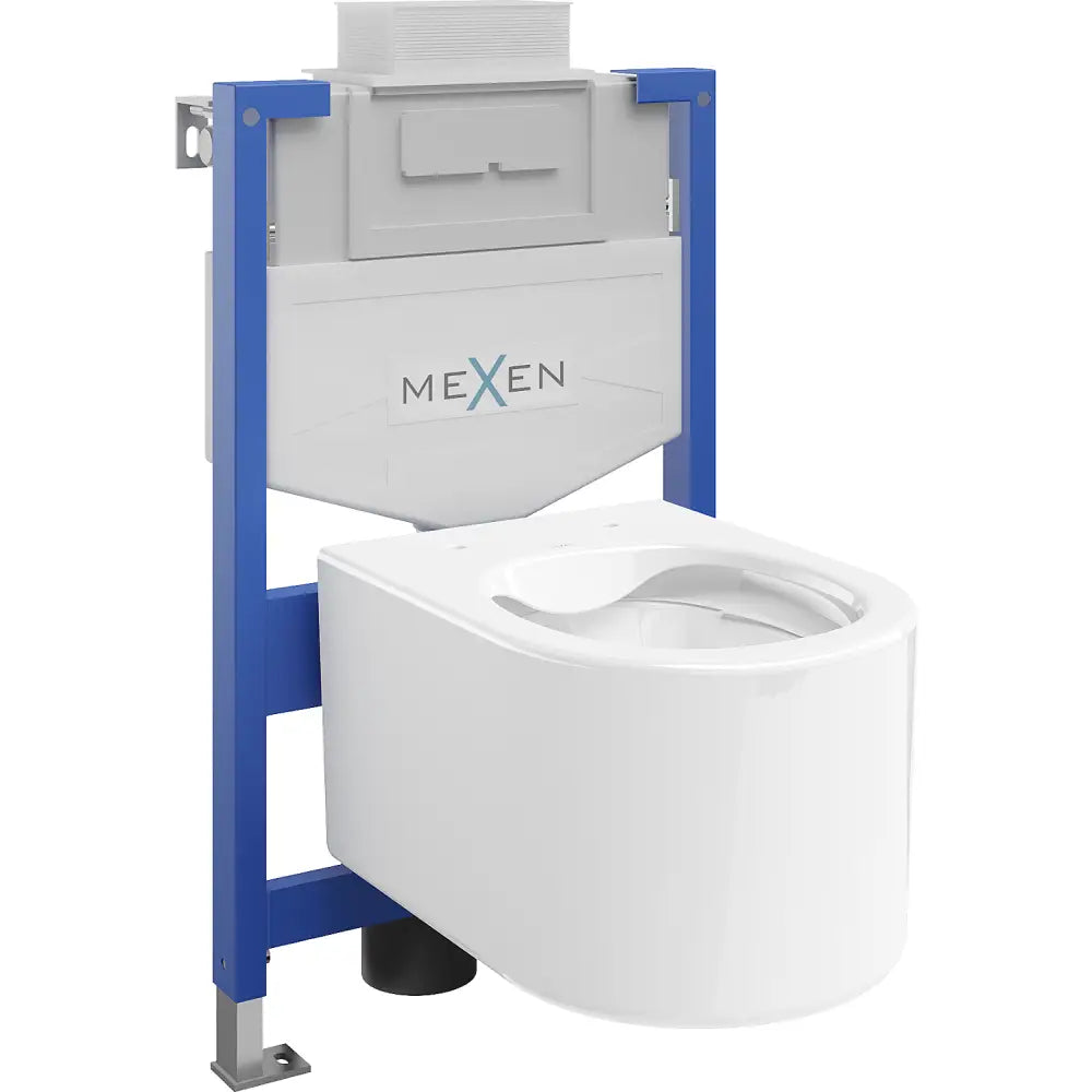 Mexen Innebygd Toalettsett Ramme Fenix Xs-u Med Wc-skål Sofia Hvit - 6853354xx - 1