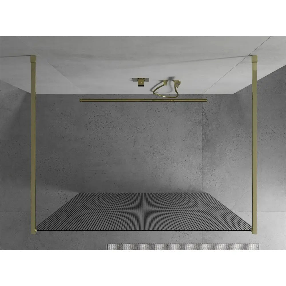Dusjvegg 120x200 Cm Striper 8 Mm Gull