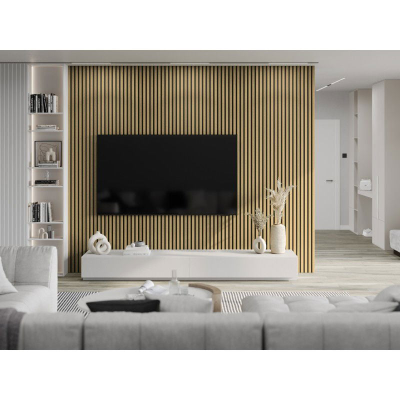 Veggplater kjøkken 275 x 30 cm bambus naturlig Akustisk Mexen Lam – S100-275307-3015-011