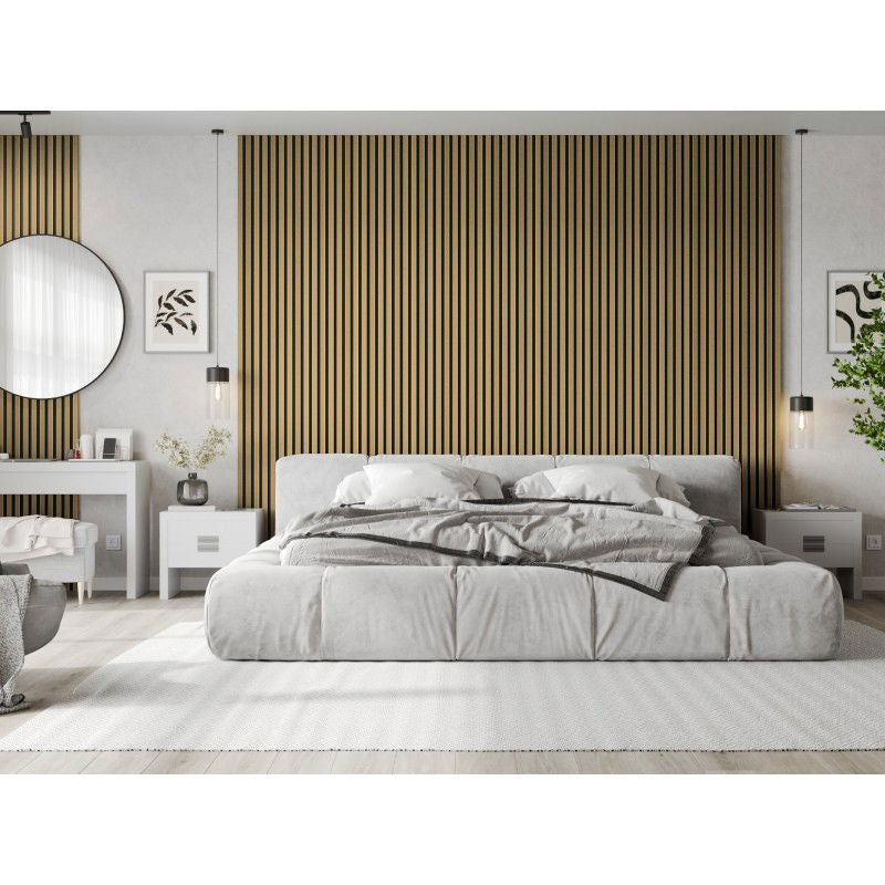 Veggplater kjøkken 275 x 30 cm bambus naturlig Akustisk Mexen Lam – S100-275307-3015-011