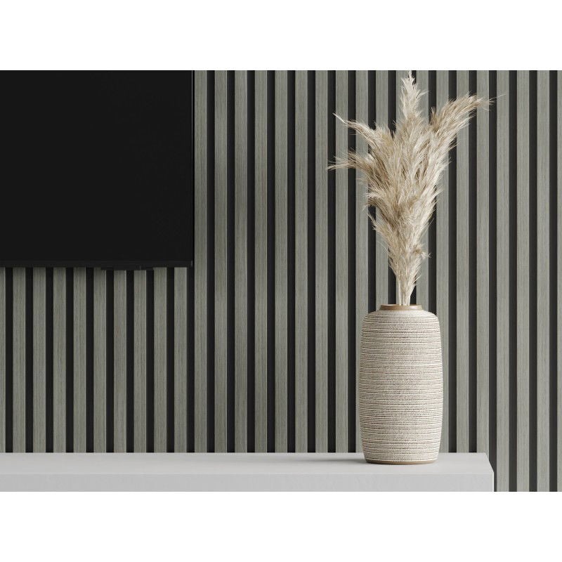 Veggplater kjøkken 275 x 30 cm grå eik Akustisk Mexen Lam – S100-275307-3015-008