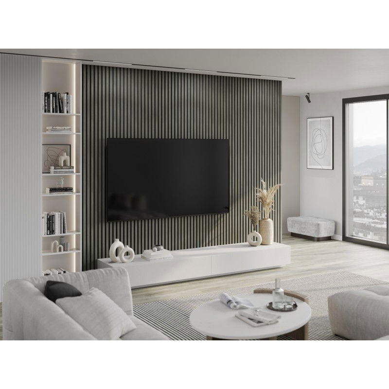 Veggplater kjøkken 275 x 30 cm grå eik Akustisk Mexen Lam – S100-275307-3015-008