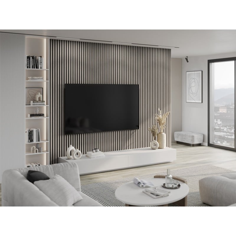 Veggplater kjøkken 275 x 30 cm grå eik Akustisk Mexen Lam – S100-275307-3015-005