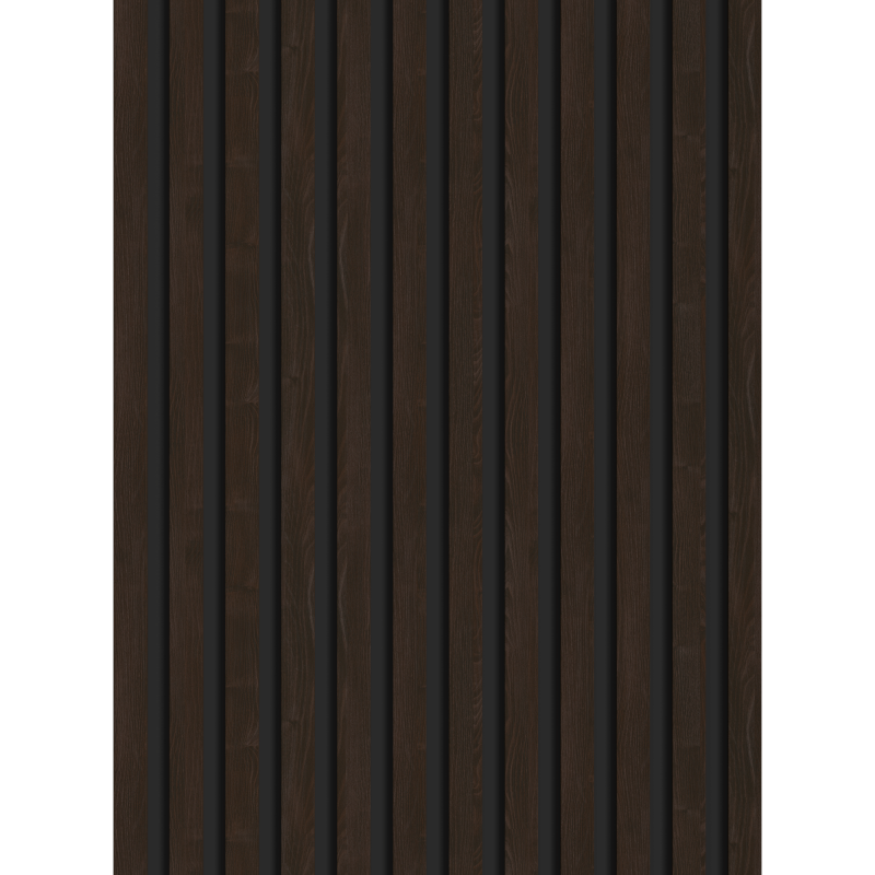 Veggplater kjøkken 275 x 30 cm heban brun Akustisk Mexen Lam – S100-275307-3015-022