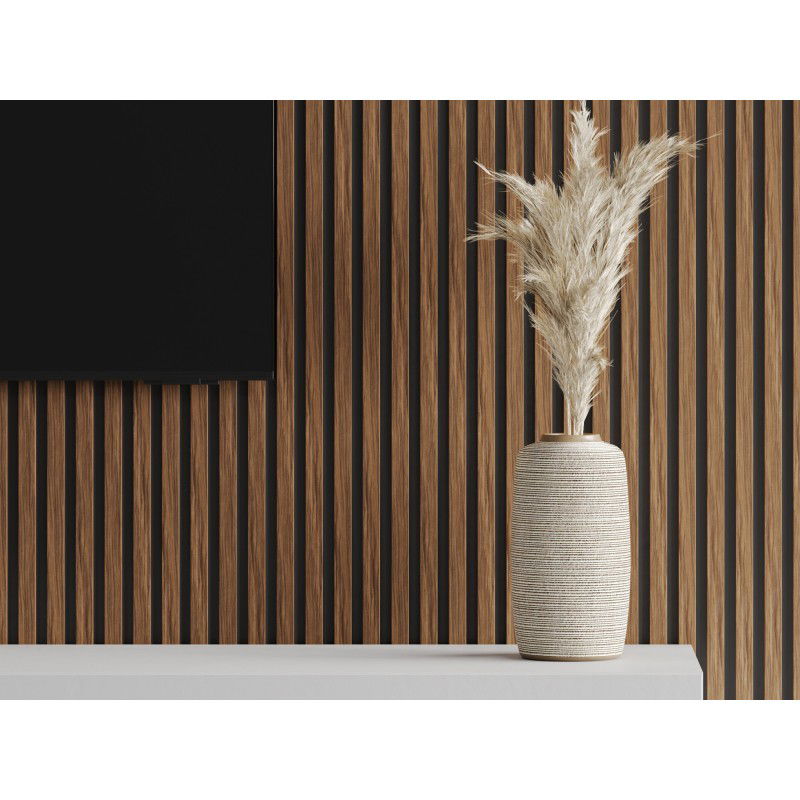 Veggplater kjøkken 275 x 30 cm mahogni rubin Akustisk Mexen Lam – S100-275307-3015-013