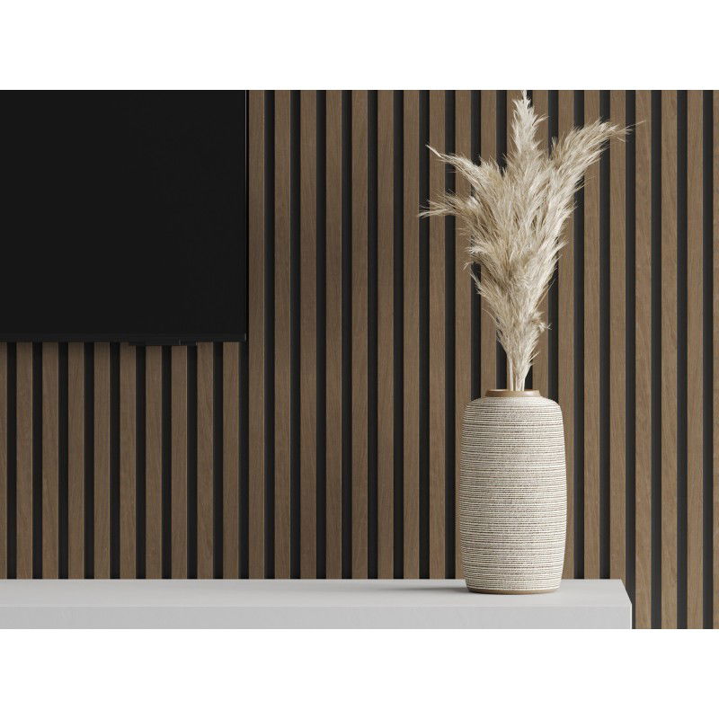 Veggplater kjøkken 275 x 30 cm valnøtt espresso Akustisk Mexen Lam – S100-275307-3015-019