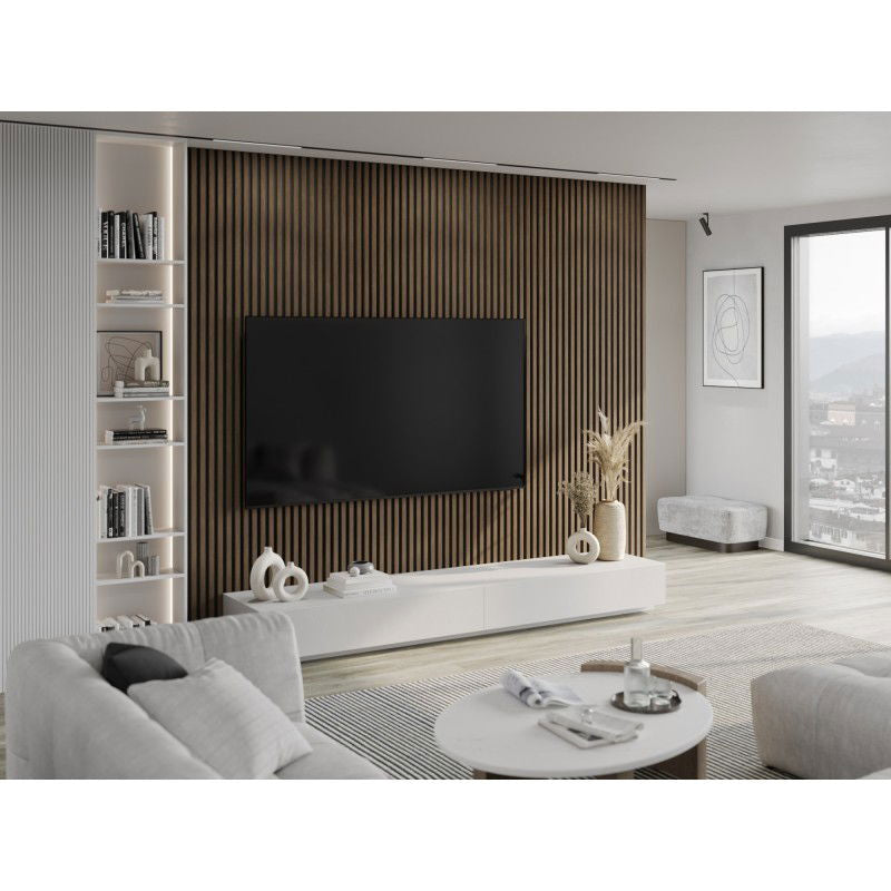 Veggplater kjøkken 275 x 30 cm valnøtt brun Akustisk Mexen Lam – S100-275307-3015-018