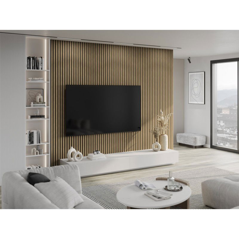 Veggplater kjøkken 275 x 30 cm valnøtt Akustisk Mexen Lam – S100-275307-3015-015