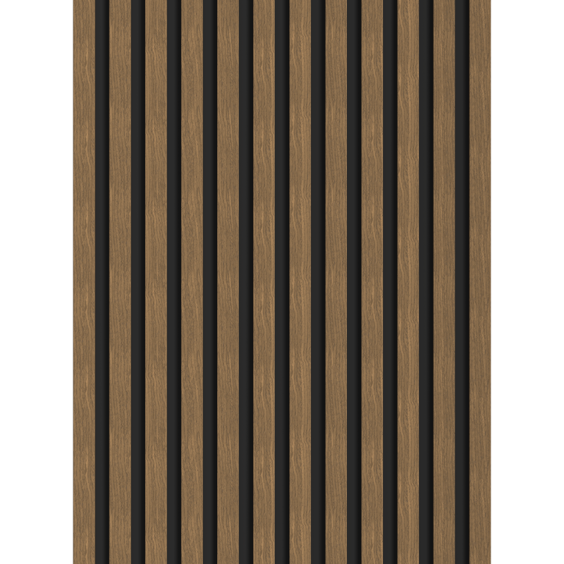 Veggplater kjøkken 275 x 30 cm valnøtt natur Akustisk Mexen Lam – S100-275307-3015-016