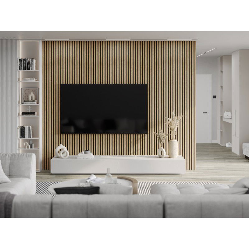 Veggplater kjøkken 275 x 30 cm klassisk furu Akustisk Mexen Lam – S100-275307-3015-012