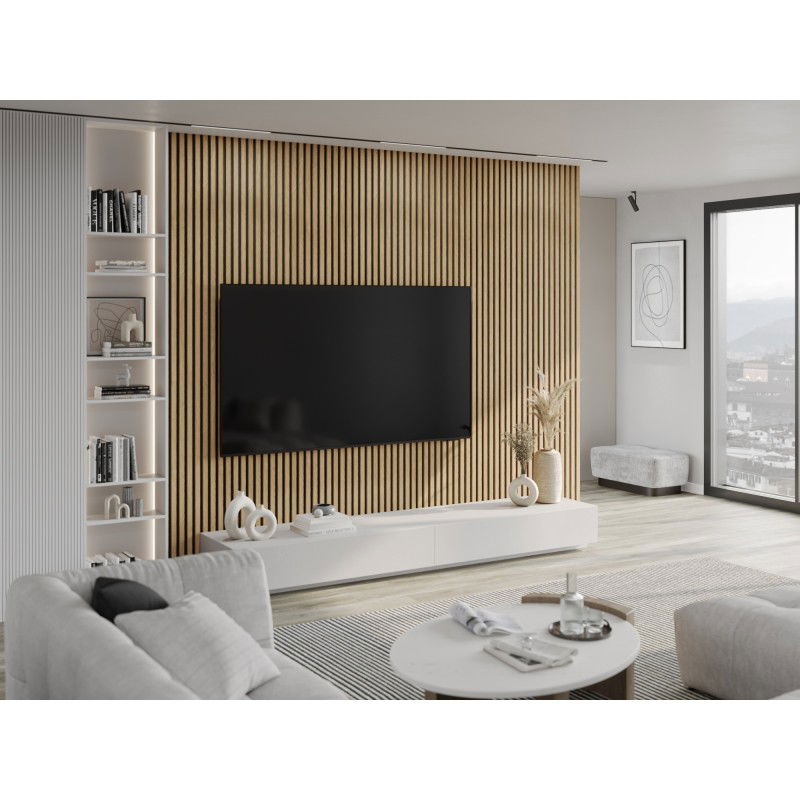 Veggplater kjøkken 275 x 30 cm klassisk furu Akustisk Mexen Lam – S100-275307-3015-012