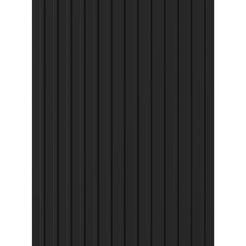 Veggplater kjøkken 275x31,5 cm svart høyglans Akustisk Mexen Lam – S100-275317-2812-055