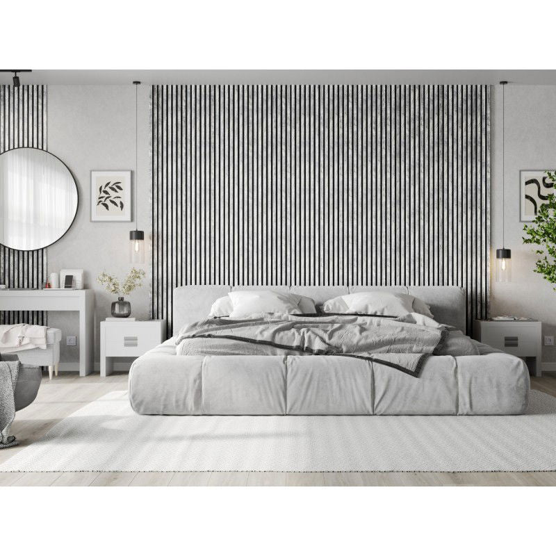 Veggplater kjøkken 275x31,5 cm hvit eik Akustisk Mexen Lam – S100-275317-2812-064