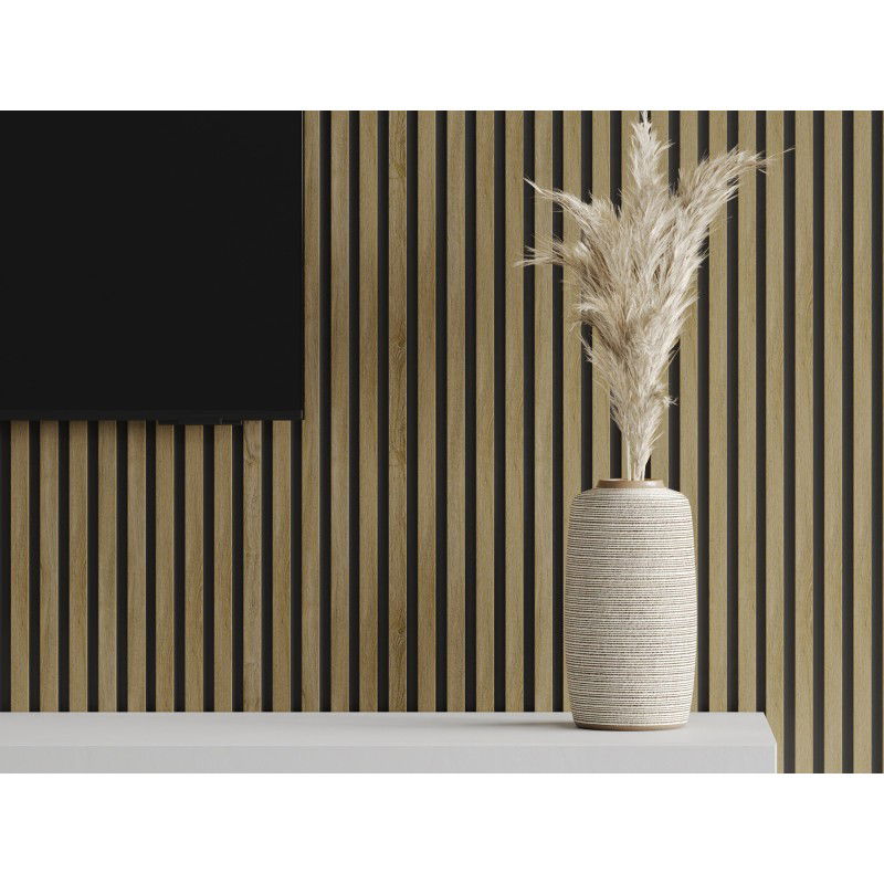 Veggplater kjøkken 275x31,5 cm klassisk eik Akustisk Mexen Lam – S100-275317-2812-072