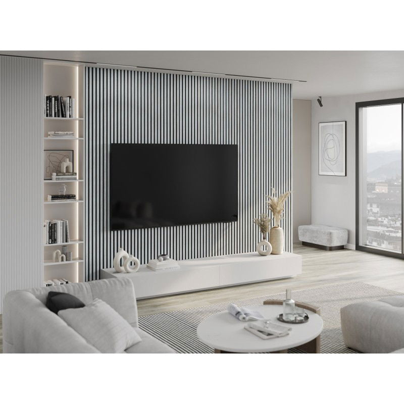 Veggplater kjøkken 275x31,5 cm grå eik Akustisk Mexen Lam – S100-275317-2812-061