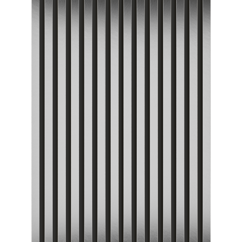 Veggplater kjøkken 275x31,5 cm sølv akustisk Mexen Lam – S100-275317-2812-056