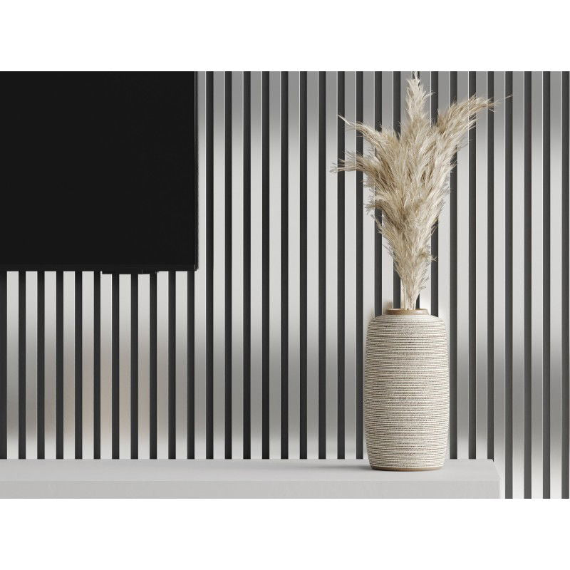 Veggplater kjøkken 275x31,5 cm sølv akustisk Mexen Lam – S100-275317-2812-056