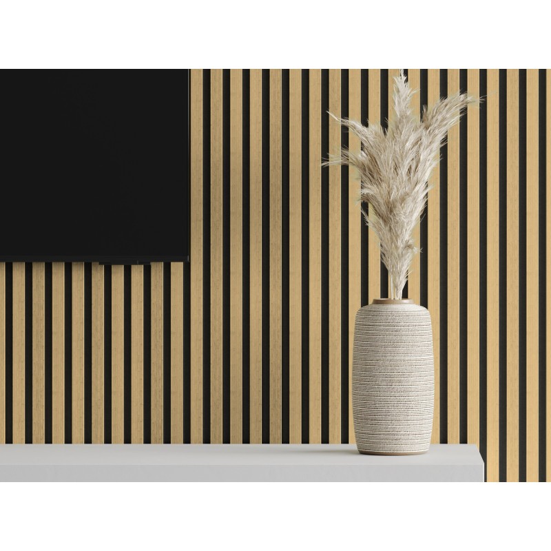 Veggplater kjøkken 275 x 30 cm bambus natur Akustisk Mexen Lam – S105-275307-3015-011